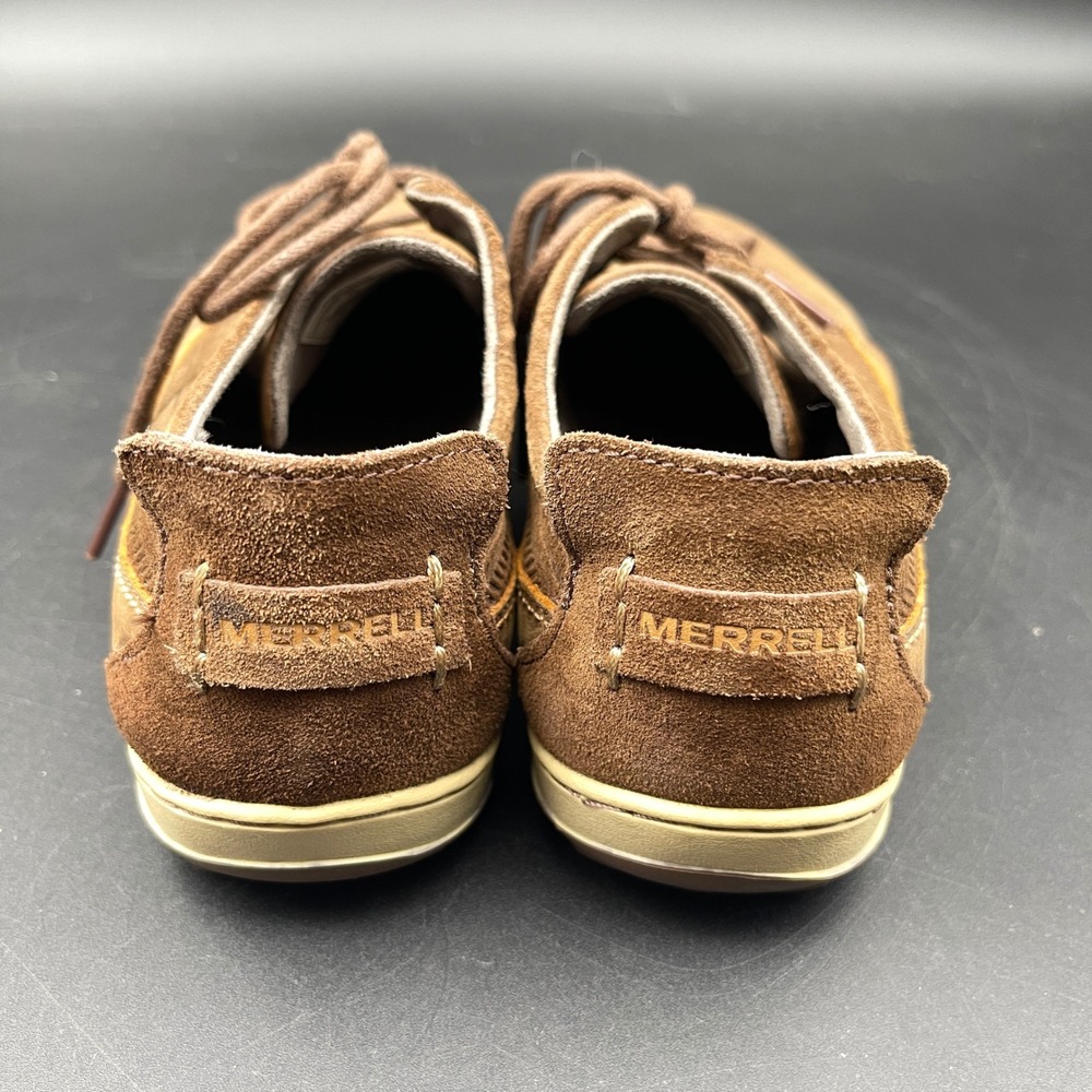 Merrell Brown Sugar Leather Lace Up Shoes Womens 6 J42516 Low Top Sneakers Brown - Picture 2 of 7